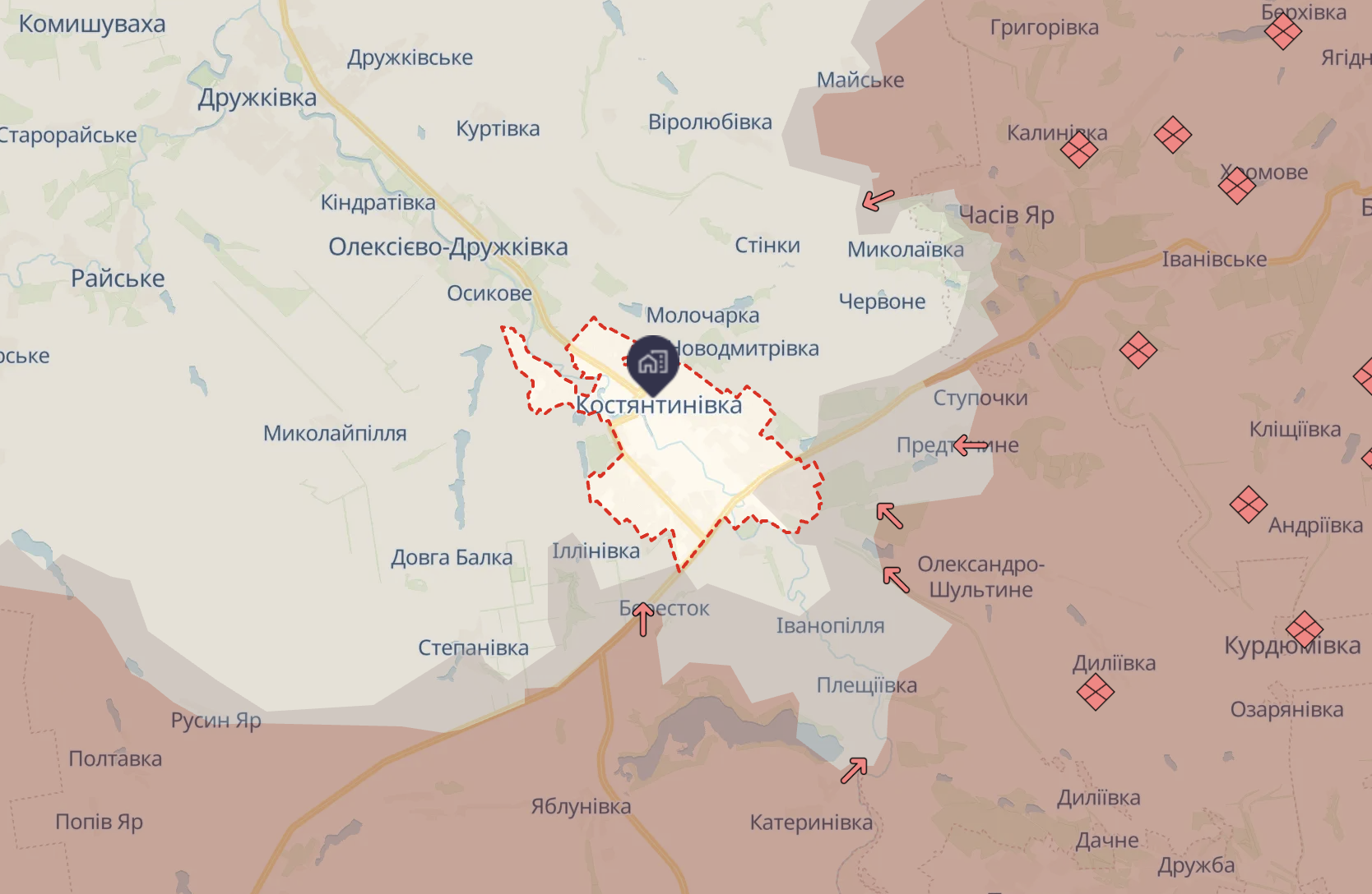 Россия хочет оккупировать Константиновку до 25 апреля, - ВСУ